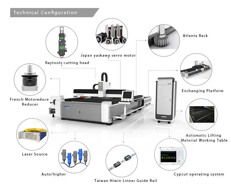 Stainless steel laser cutting machine